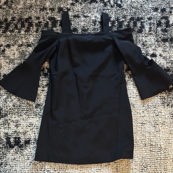 Tibi Black Sheath Dress with Bell‎ Sleeves - Picture 1 of 3